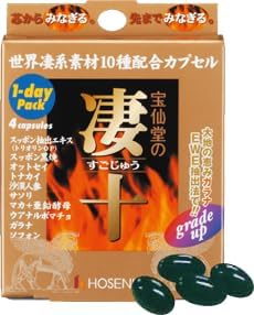 宝仙堂 凄十 1DAYパック 4粒入×2箱 栄養サポート 健康補助食品