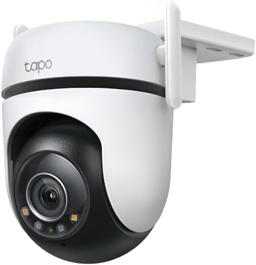 TP-Link tapo 屋外カメラ WiFi ネットワークカメラ 無線/有線接続 みまもりカメラ 防犯カメラ 屋内/屋外 パン/チルト対応 スマホ アプリ 動体/人物/車両検知 2K QHD スターライト IP66 防水防塵 音声通話 Tapo C520WS/A