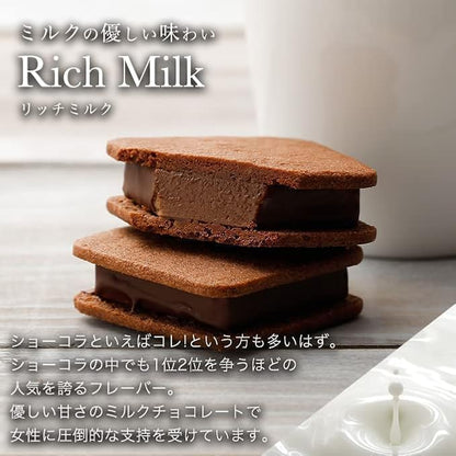 VANILLABEANS (バニラビーンズ) ショーコラ & パリトロ セット チョコレート ギフト お菓子 (手提げ袋付き 個包装) 詰め合わせ 菓子折り お返し プレゼント 手土産 ご褒美 スイーツ チョコサンド