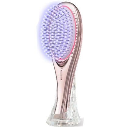 「ひるおび」にて紹介 wavewave ems ヘアブラシ 赤色LED サラサラ 髪 髪の毛 クッションブラシ くし 誕生日 女性 レディース 妻 彼女 母の日 プレゼント(ギフト用