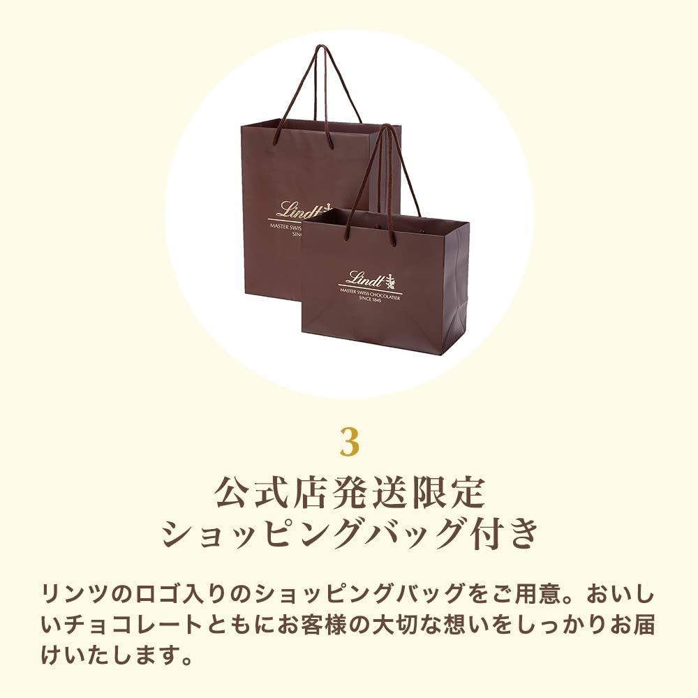 【 Lindt 公式】リンツ チョコレート テイスティングセット バレンタイン 個包装 ギフト ショッピングバッグS付