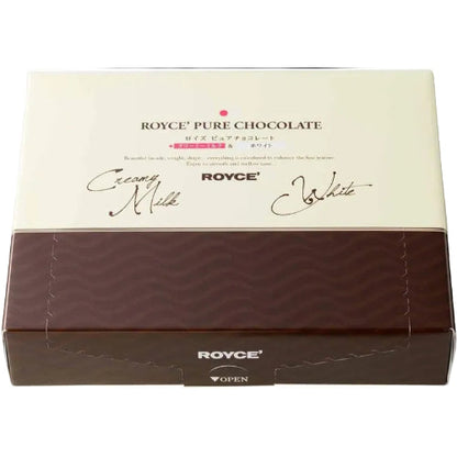【ROYCE】チョコのコクがあります！ ロイズピュアチョコレート[キャラメルミルク＆クリーミーホワイト] １箱 40個 (x 1)
