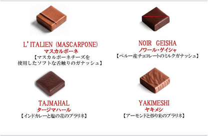 エドワート EDWART フランス パリ 直輸入 ボンボンショコラ 16個 手提げ袋付き 2026年 プレゼント ギフト バレンタイン ホワイトデー 高級 チョコレート