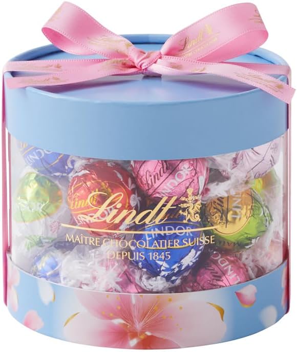 【 Lindt 公式】リンツ チョコレート リンドールギフトボックス 80個入 ホワイトデー お返し ギフト プレゼント ショッピングバッグL付