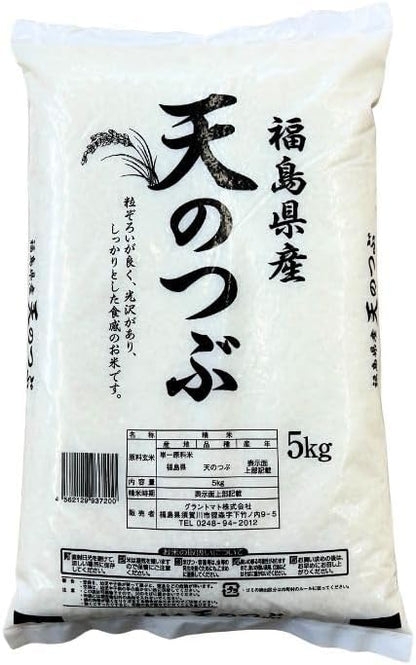 【精米】令和7年産 白米 米 福島県産天のつぶ白米