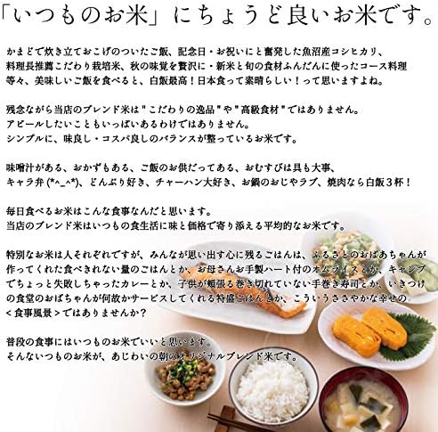 国内産 オリジナルブレンド米 日本の味 お米 精米 白米