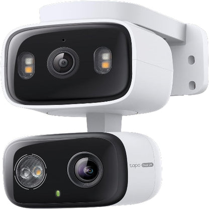 Tapo(タポ) 防犯カメラ ペットカメラ 屋外・屋内対応 2K 300万画素 デュアルレンズ パンチルト360° 広角125° AI検知 フルカラー夜間撮影 IP65 防水防塵 双方向通話 Alexa/Google Assistant対応 TP-Link Tapo C246D/A