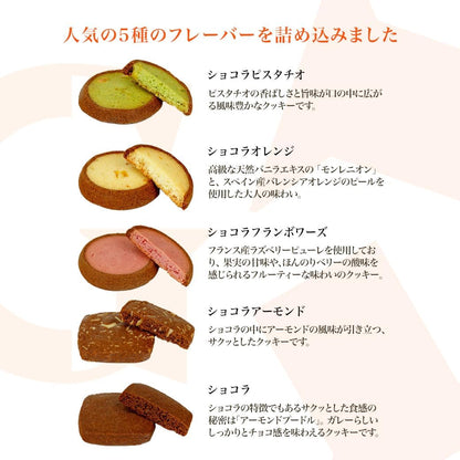 ガレー（Galler） クリスマス・お年賀・ギフト用（クッキー30枚入り・個包装・手さげ袋付き）