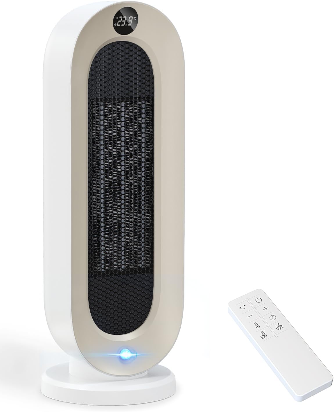 『2025冬新型』 セラミックヒーター 【ECO知能恒温 節電対策】 セラミックファンヒーター 暖房器具 省エネ 電気 首振り 3段階温度調整 800W/1200W 切り忘れ防止 二重過熱保護 転倒OFF タイマー機能 リモコン付き 大風量 速暖 電気ストーブ 電気ヒーター 足元 スリム タワー 脱衣所 寝室 トイレ 日本語取扱説明書 8畳 S720 クリーム
