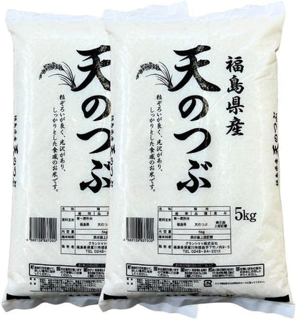 【精米】令和7年産 白米 米 福島県産天のつぶ白米