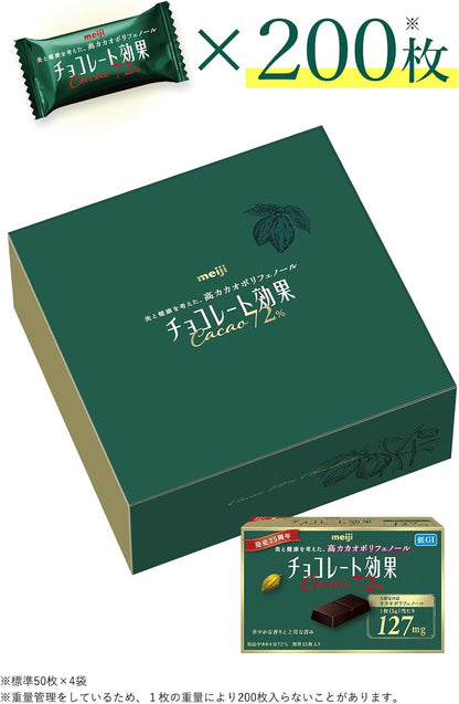 チョコレート効果 明治 カカオ72%大容量ボックス 1kg