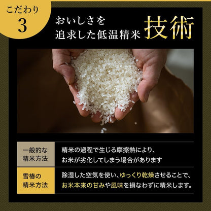 令和7年産 魚沼産コシヒカリ「雪椿」 5㎏ 特別栽培米 極上 ミシュラン店御用達 減農薬栽培