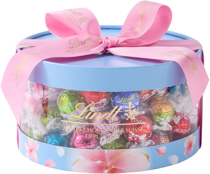 【 Lindt 公式】リンツ チョコレート リンドールギフトボックス 80個入 ホワイトデー お返し ギフト プレゼント ショッピングバッグL付