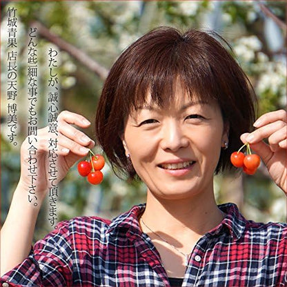 竹城青果 母の日 ぴったり！山形県産 さくらんぼ 佐藤錦 プレミアムボックス