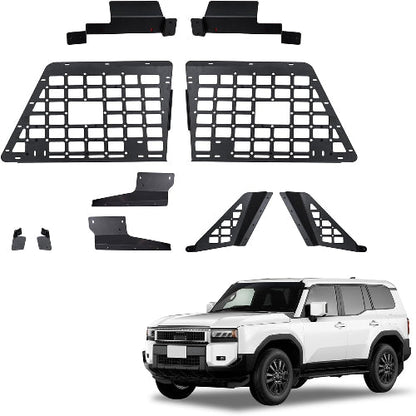 クラフトワークス ランドクルーザー250 サイドメッシュラック 車内用ラック CRAFT WORKS GDJ250 GDJ250W TRJ250 TRJ250W