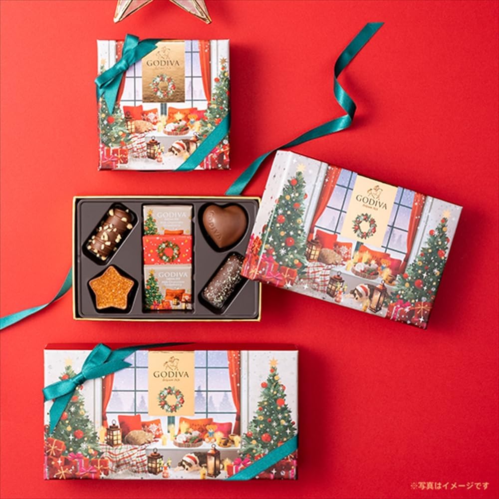 クリスマス ゴディバ（GODIVA）ブッシュ ド ノエル アソートメント（7粒入） チョコレート 冬ギフト お歳暮