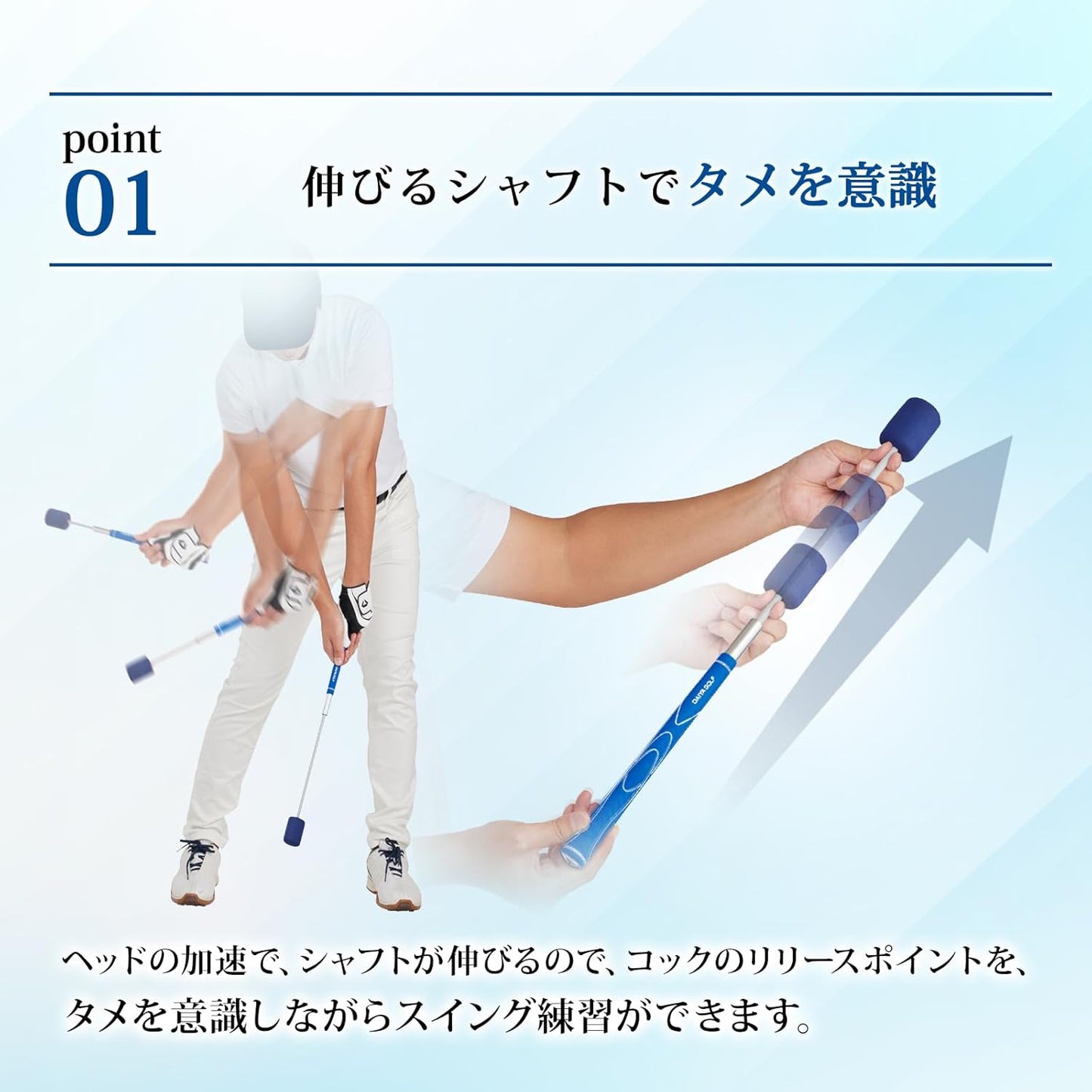 ダイヤゴルフ（DAIYA GOLF） ダイヤスイングシリーズ スイング練習器具 1個