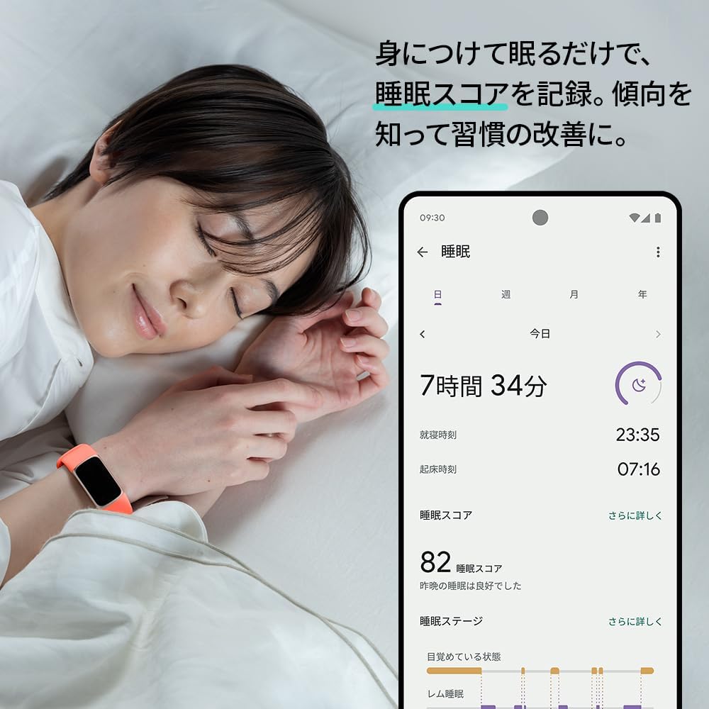 Fitbit Charge 6 トラッカー ポーセレン／シルバー（1個・日本正規品）