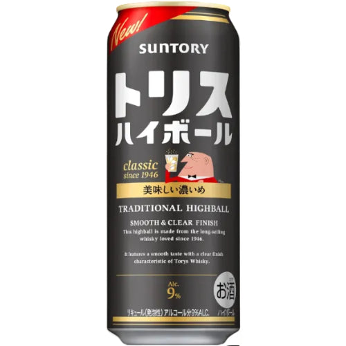 トリスハイボール 〈濃いめ〉 500ml×24本 [サントリー ウイスキー 日本 ハイボール 缶]