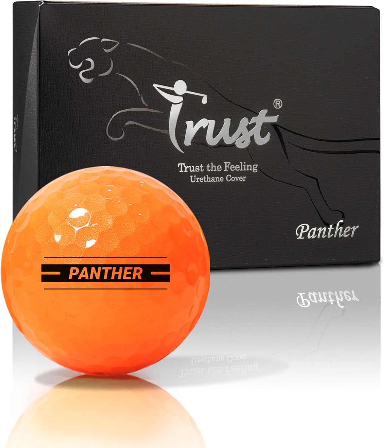 TRUST トラスト ゴルフボール Panther パンサー ウレタンカバー 1ダース12個 / 4ダース48個 オレンジ