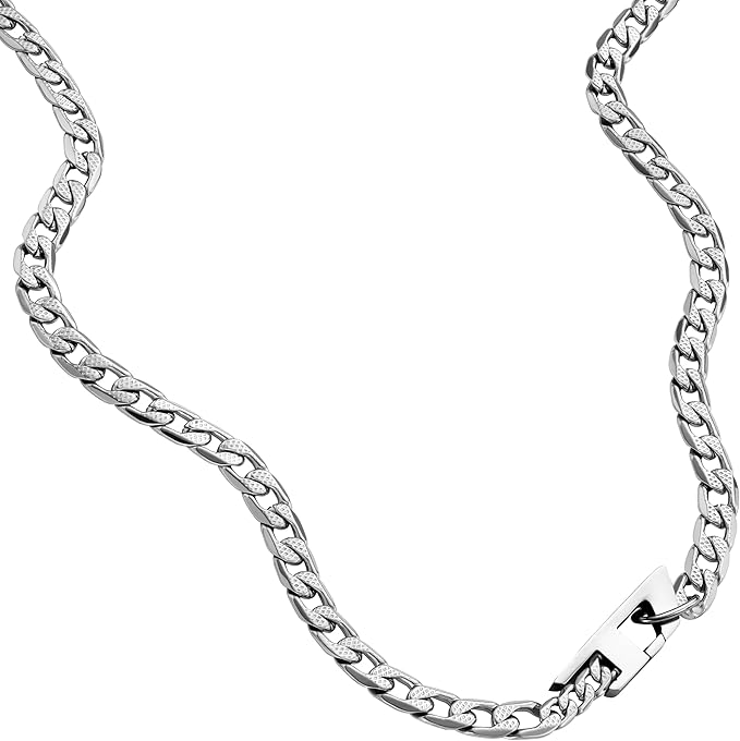 Diesel（ディーゼル）ステンレス製チェーンネックレス メンズ