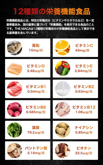 【売上世界No1/医師監修】50倍濃縮 マカ サプリ 333,000mg 亜鉛 450mg シトルリン 24,000mg バイオペリン 150mg アルギニン 【テレビで紹介されました】 THE MACA 栄養機能食品 (12種類の ビタミン ミネラル) 日本製 150粒 WELLMOTTO