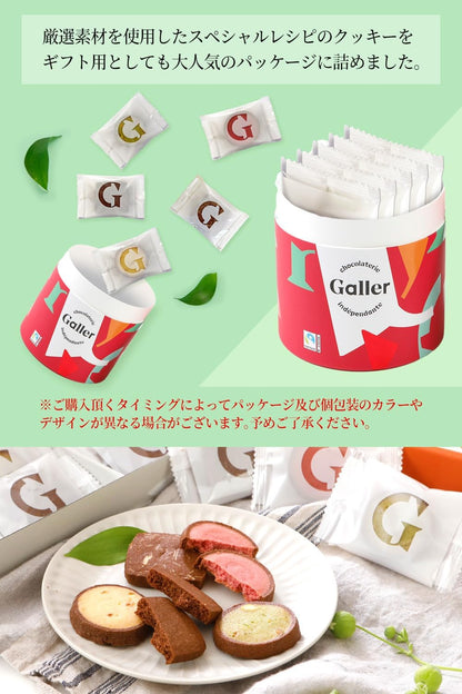 ガレー（Galler） クリスマス・お年賀・ギフト用（クッキー30枚入り・個包装・手さげ袋付き）