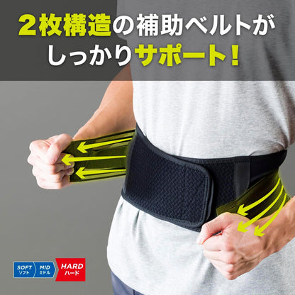 ザムスト（ZAMST）動きやすさと固定力を兼ね備えた 腰サポーター ZWシリーズ  男女兼用・簡単着脱・圧迫力調節可能・高通気性