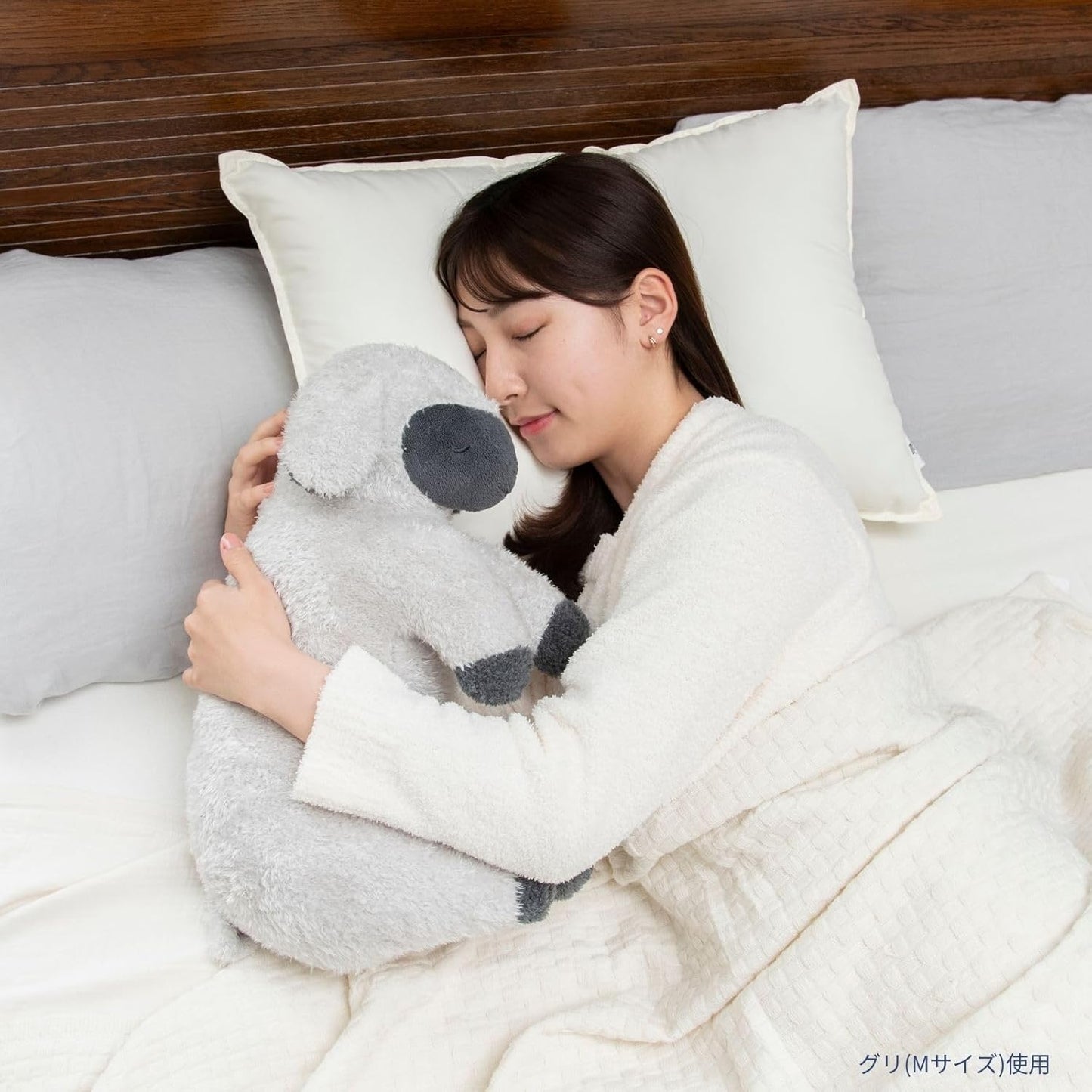 りぶはあと ソイネ ブラン 添い寝まくら ぬいぐるみ Mサイズ 全長約43cm