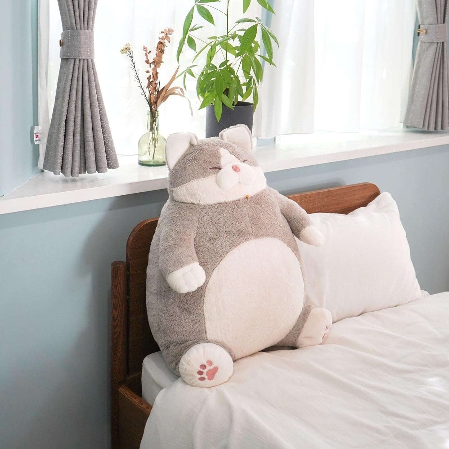 りぶはあと はちわれのかつお 抱き枕 ぬいぐるみ Mサイズ 全長約26cm