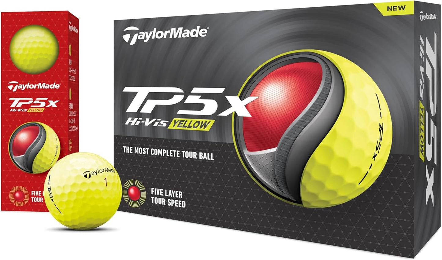 テーラーメイド(TAYLOR MADE) TMJ24 TP5/TP5 pix/TP5x/TP5x pix JPN 12個入り ゴルフボール 2024年モデル
