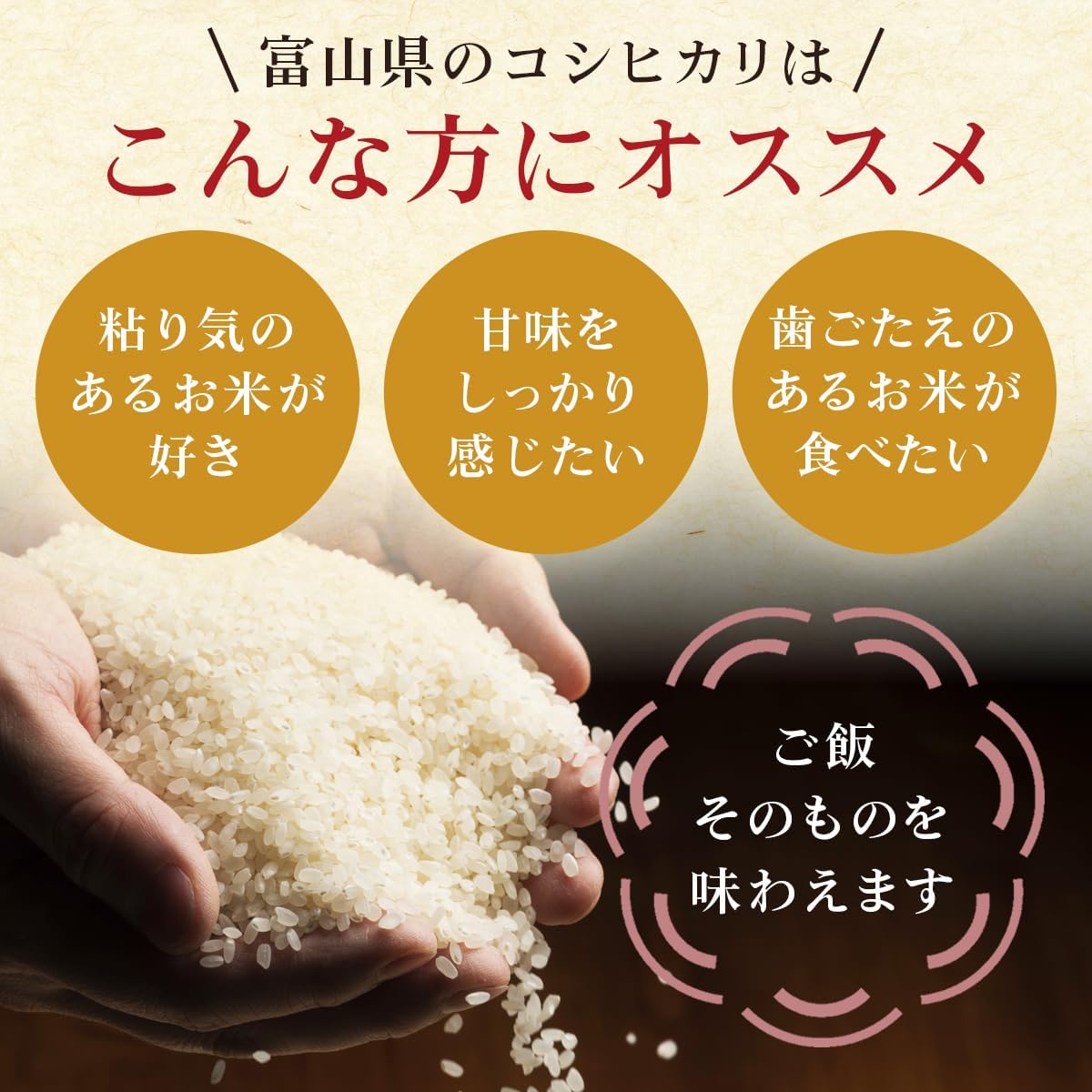 富山産 コシヒカリ 令和7年産 お米 冷めても美味しい