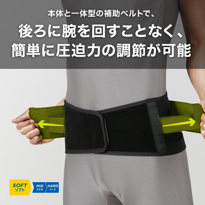 ザムスト（ZAMST）動きやすさと固定力を兼ね備えた 腰サポーター ZWシリーズ  男女兼用・簡単着脱・圧迫力調節可能・高通気性