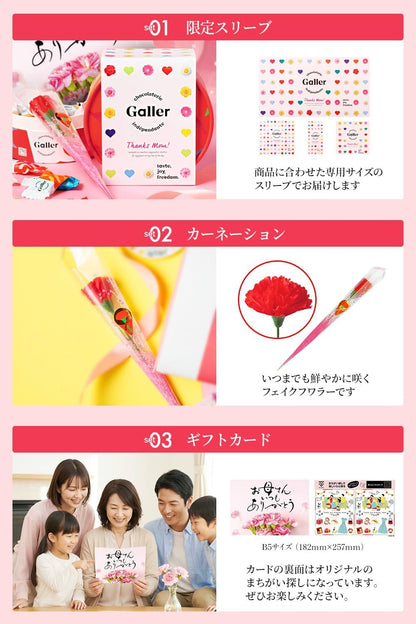 母の日 ギフト ガレー Galler チョコレート ベルギー王室御用達 ミニバー 24本入り 食べ物 お菓子 スイーツ 高級 ギフトカード 間違い探し 手さげ袋付き