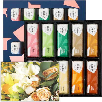 お礼ギフト ガレー Galler チョコレート ベルギー王室御用達 ミニバー 10本入り プレゼント スイーツ お菓子 個包装 お取り寄せ メッセージカード 手さげ袋付き