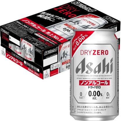 ドライゼロ アサヒ ノンアルコールビール 350ml×24本[6缶×4] カロリーゼロ・糖質ゼロ