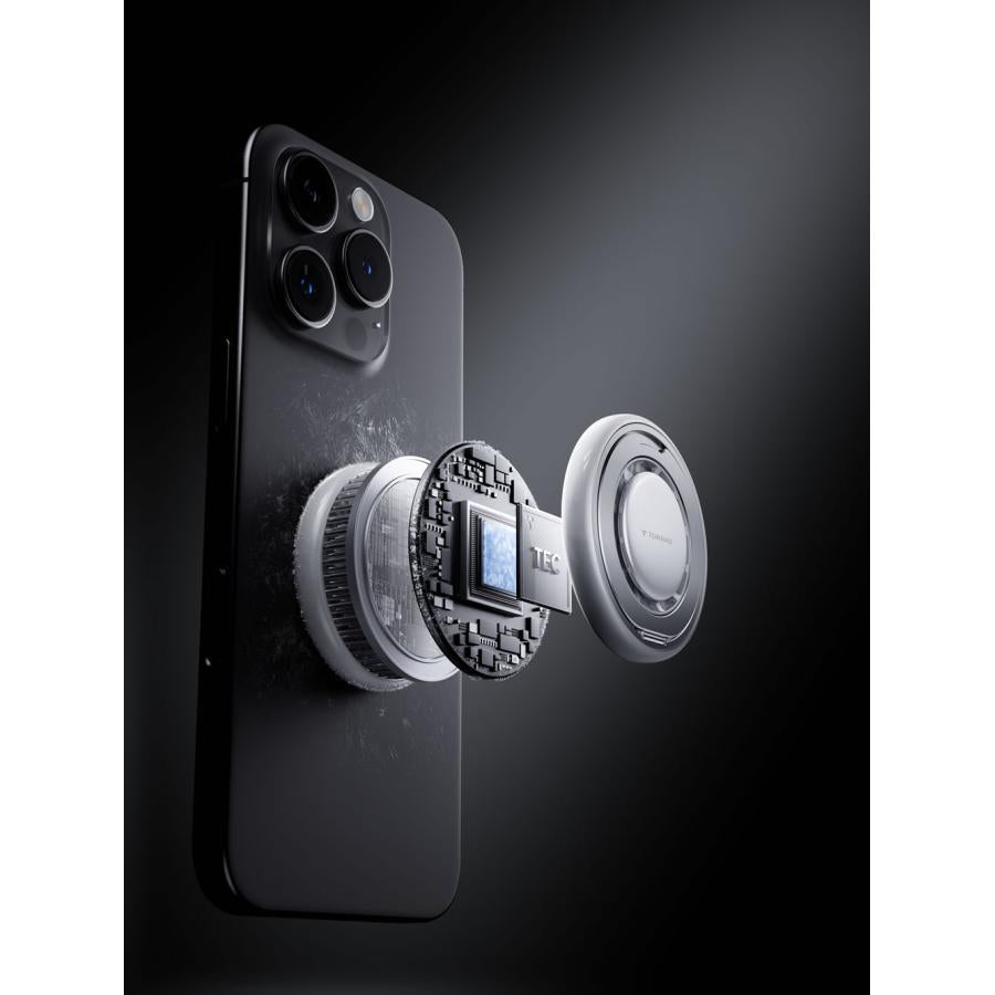Torras - Ostand PolarCircle Qi2 冷却機能 MagSafe対応充電器 急速充電器 スマホ充電器 携帯充電器 チャージャー ケーブル充電 トーラス正規品　PSE認証
